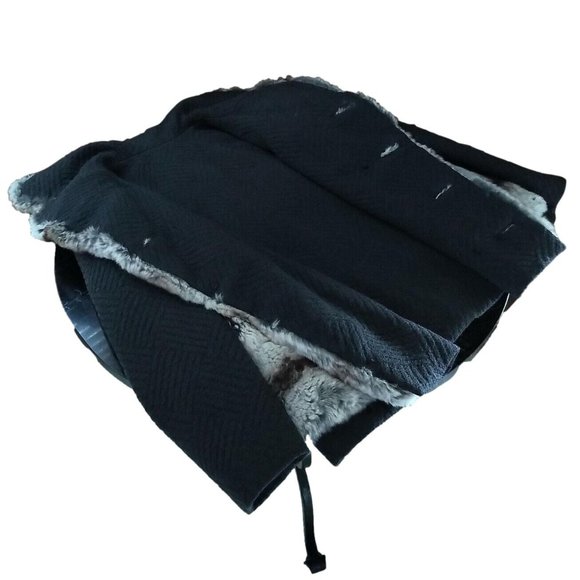 Custom Made Monaco Genuine Ermine Fur Après-ski Jacket Coact 38 6 M - Picture 10 of 10